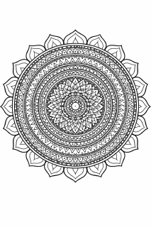 Spirituelle Mandala mit Chakramuster