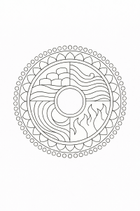 Mandala der vier Elemente (3)