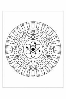 Mandala mit STEM-Elementen